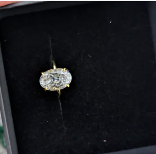 Customer photo review of WIFEY RING - Fine Silver