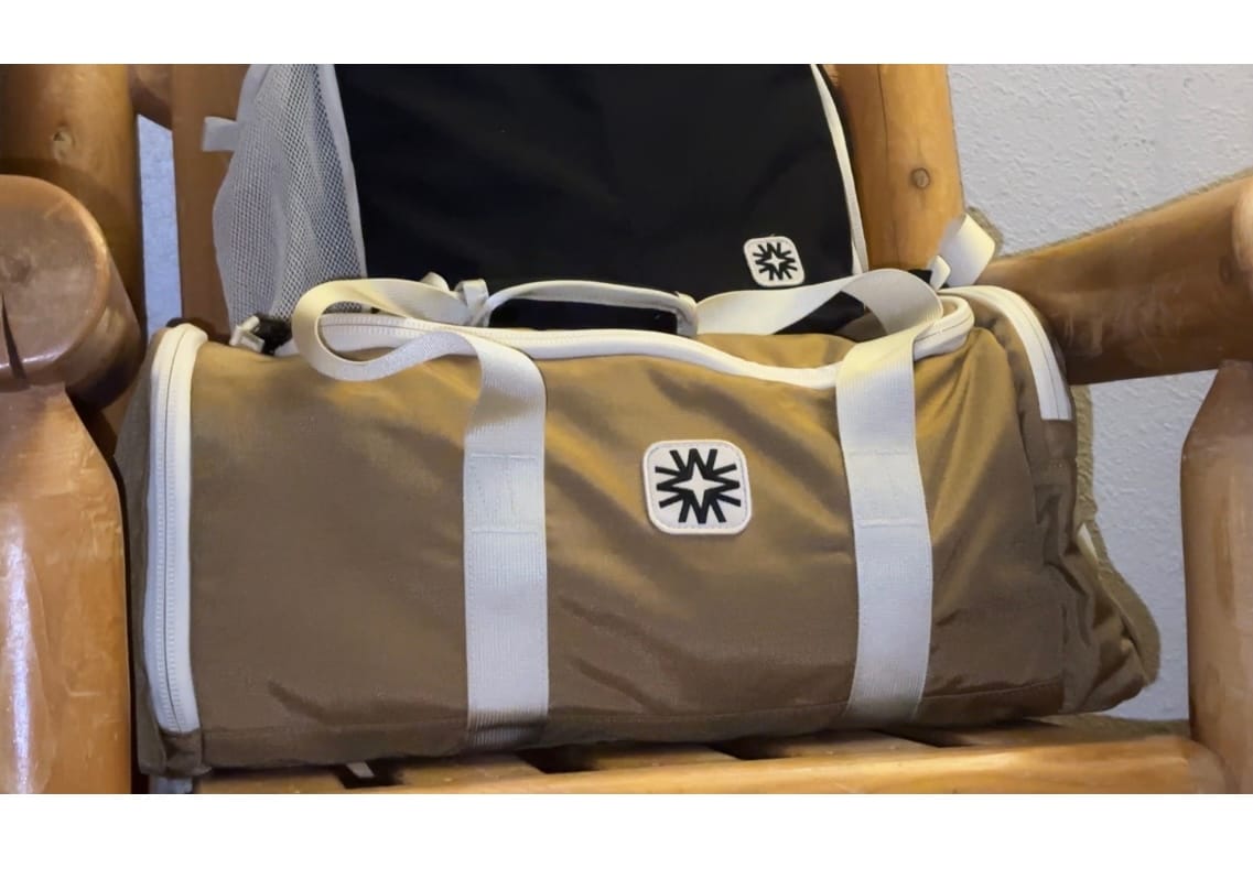 Customer photo review of States Duffel Bag Baby Blue