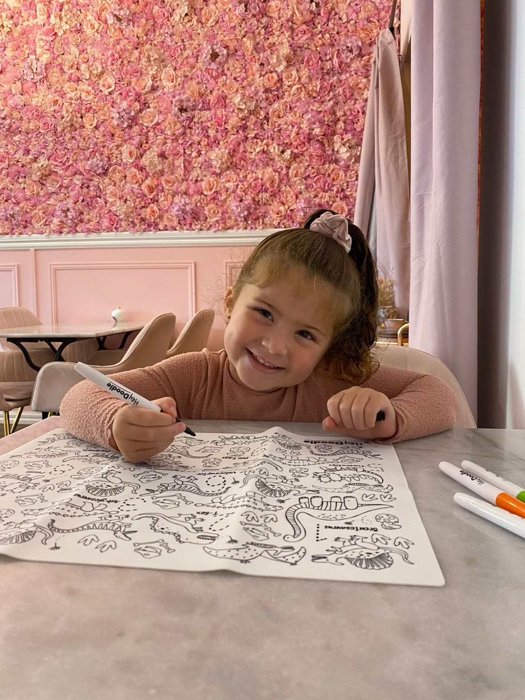 Customer photo review of ➕ Classic Colouring & Doodle Mat (Single Mat Only)