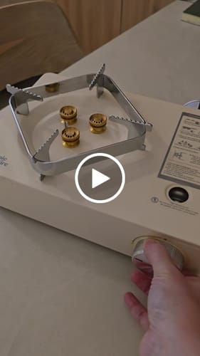 Customer video review of Cosmo Portable Stove