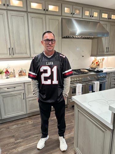 Customer photo review of Custom Football Jersey Personalized Team Sport Practice Uniforms for Men Women Youth