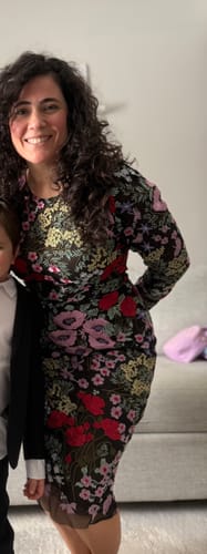 Nicole B. review of Hilary Embroidered Midi Dress by Dress The Population - RENTAL image 1 out of 1