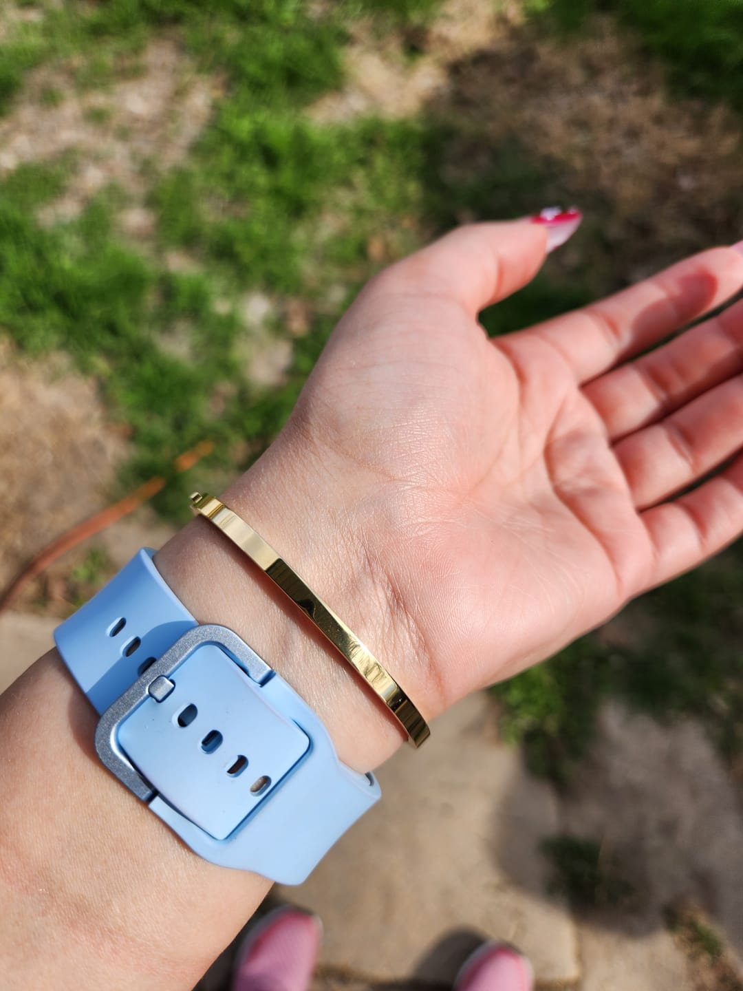 Customer photo review of Classic Flat Bangle