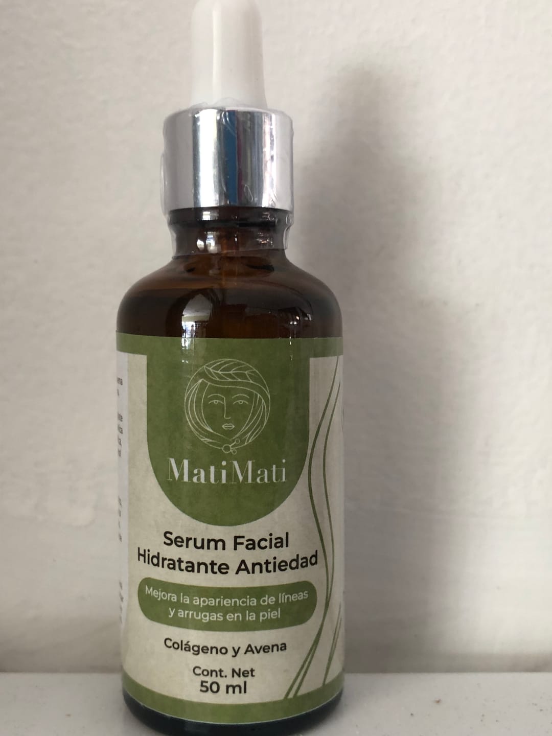 Customer photo review of Serum Facial Hidratante Antiedad