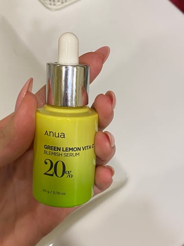 Customer photo review of Anua Green Lemon Vita C Blemish Serum veido serumas