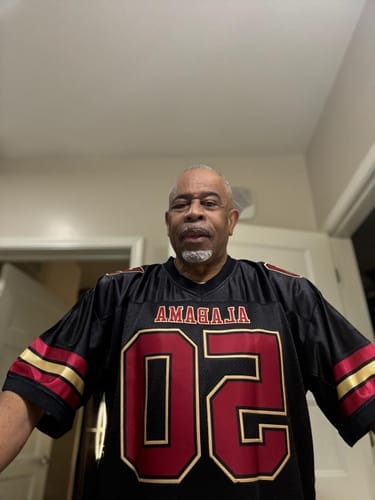 Customer photo review of Custom Football Jersey Personalized Team Sport Practice Uniforms for Men Women Youth