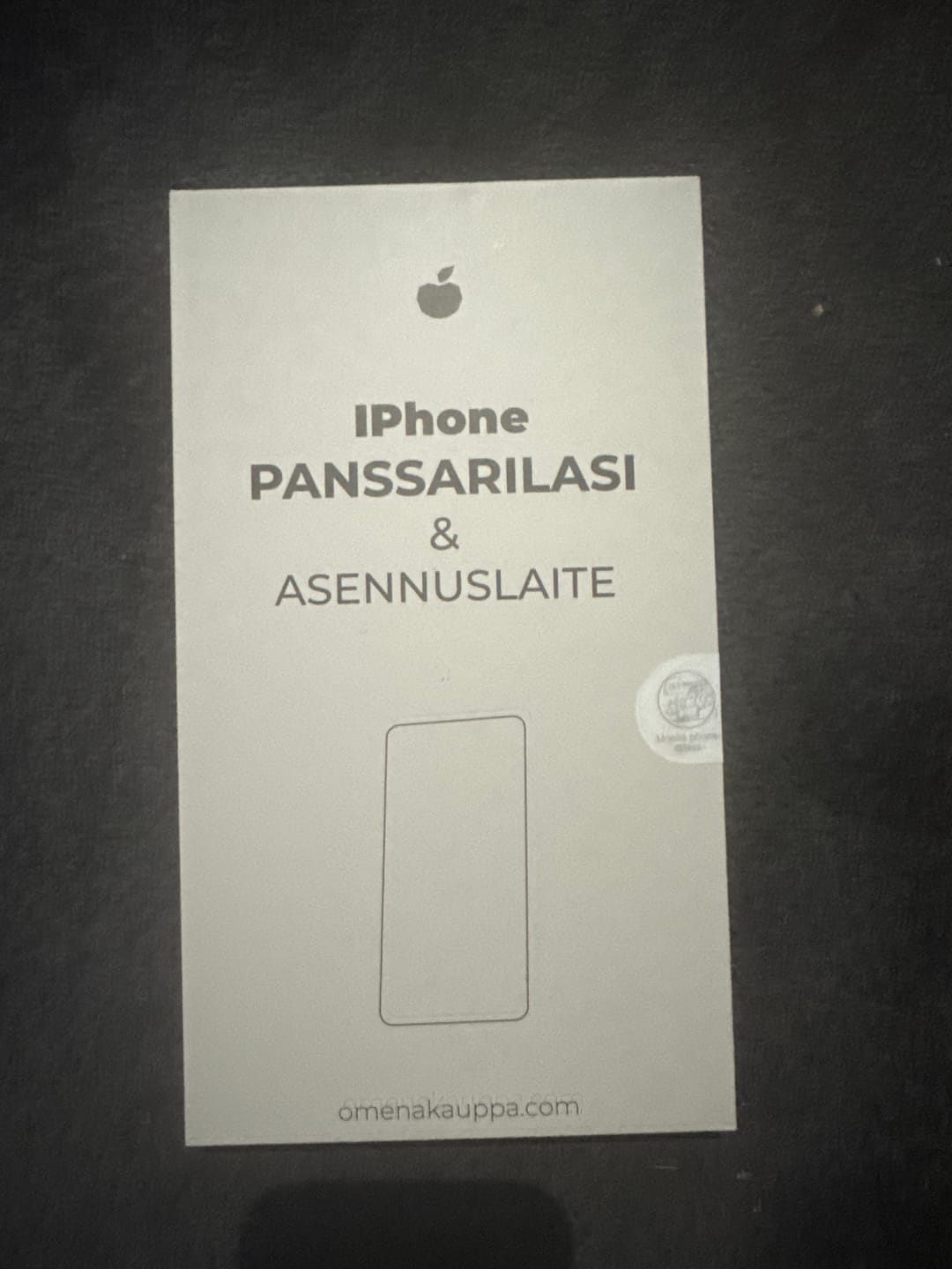 Customer photo review of iPhone panssarilasi + Asennussetti