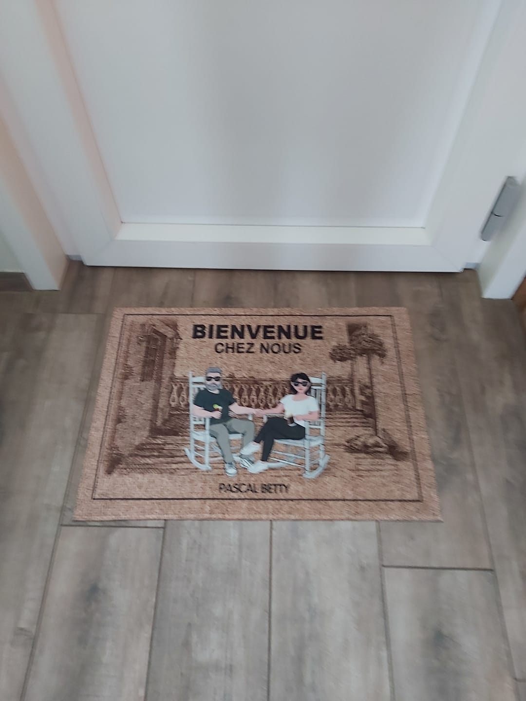 Customer photo review of Chez nous - Couple-Paillasson