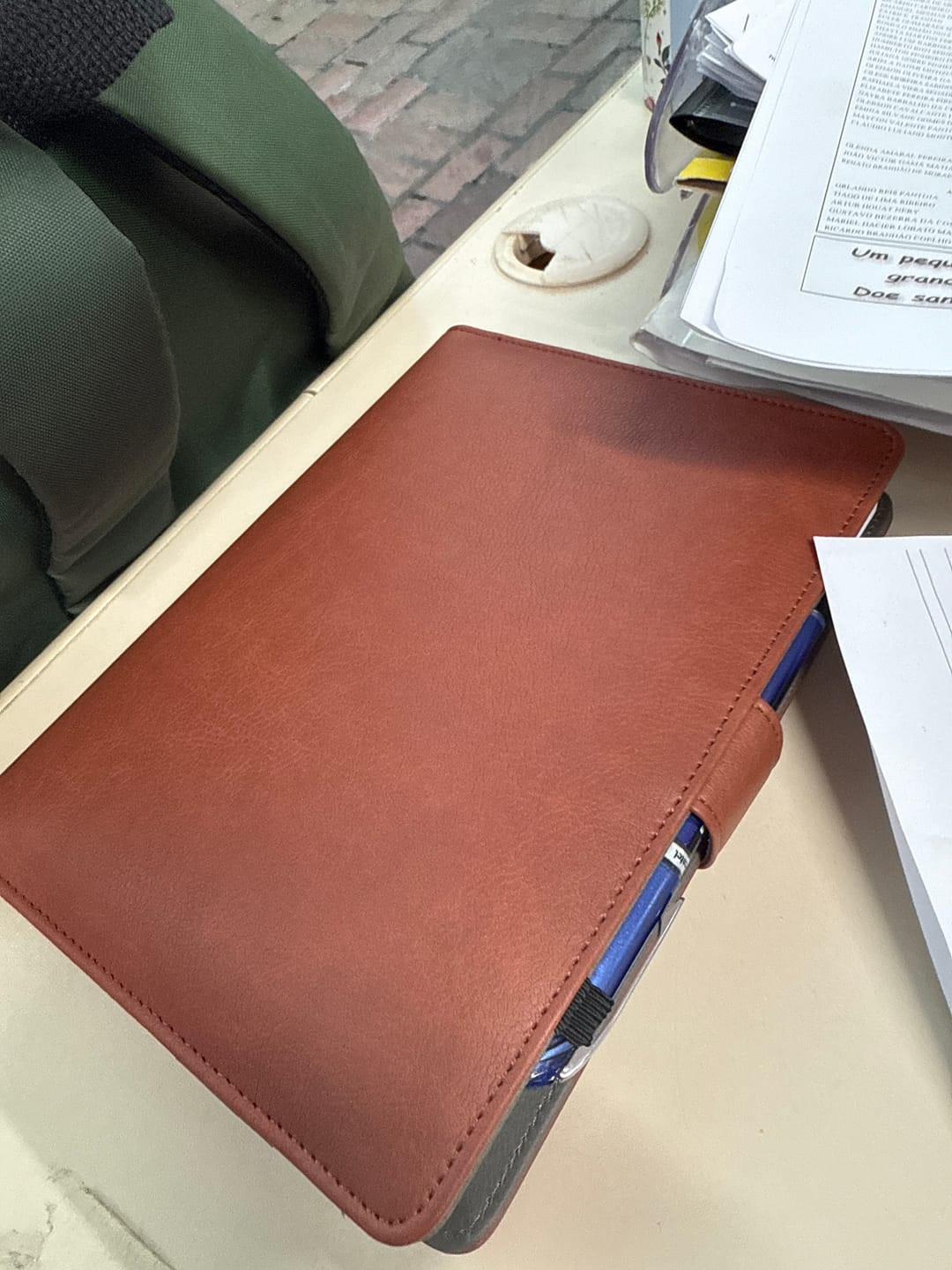 Customer photo review of Agenda Planner Charger VX Case - Com Indução