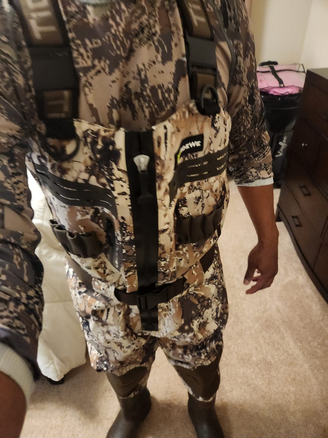 Customer photo review of QuestWade Elite Comfort Zip Breathable Waders