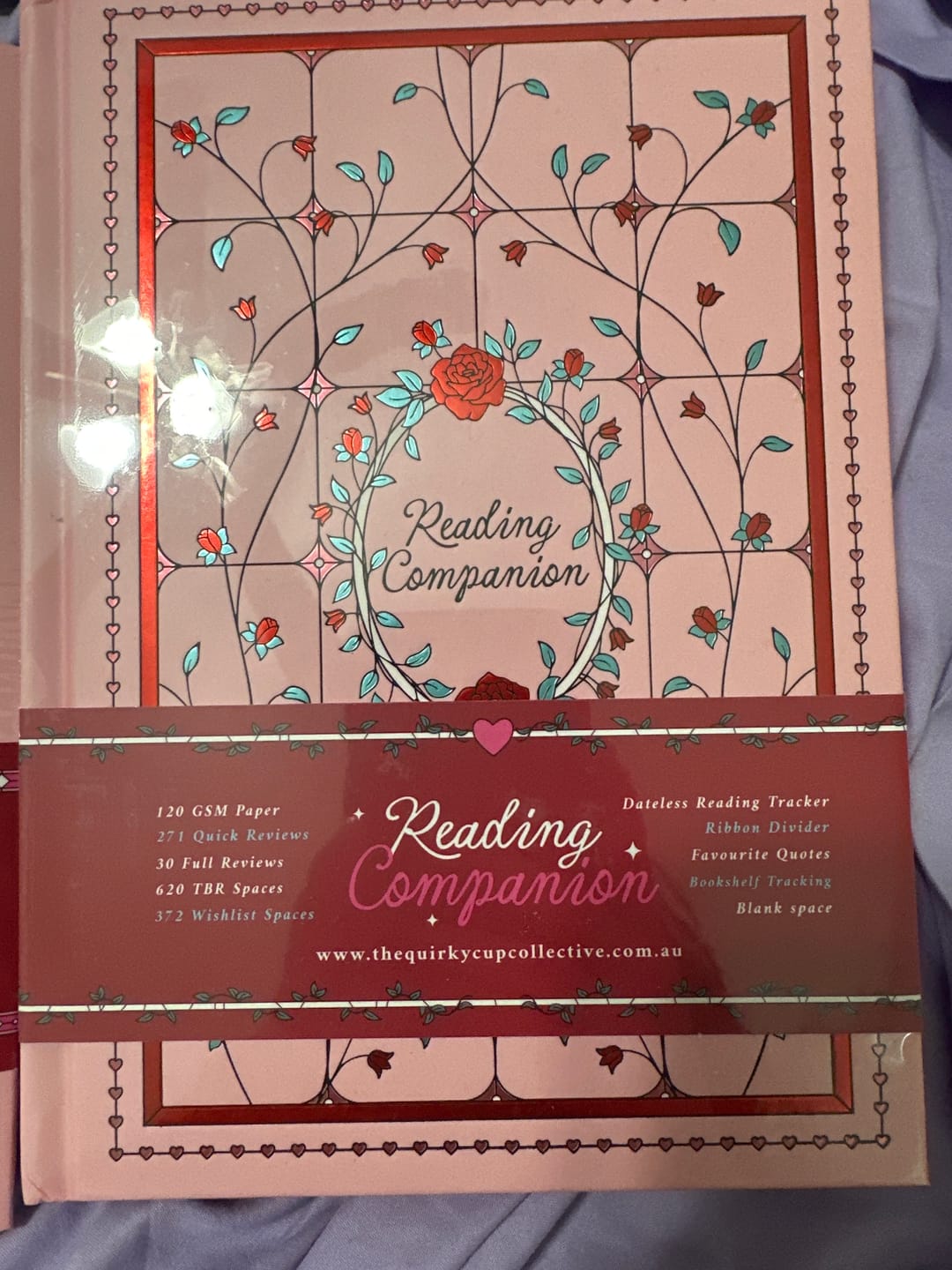Customer photo review of Reading Journal - Sugar & Spice