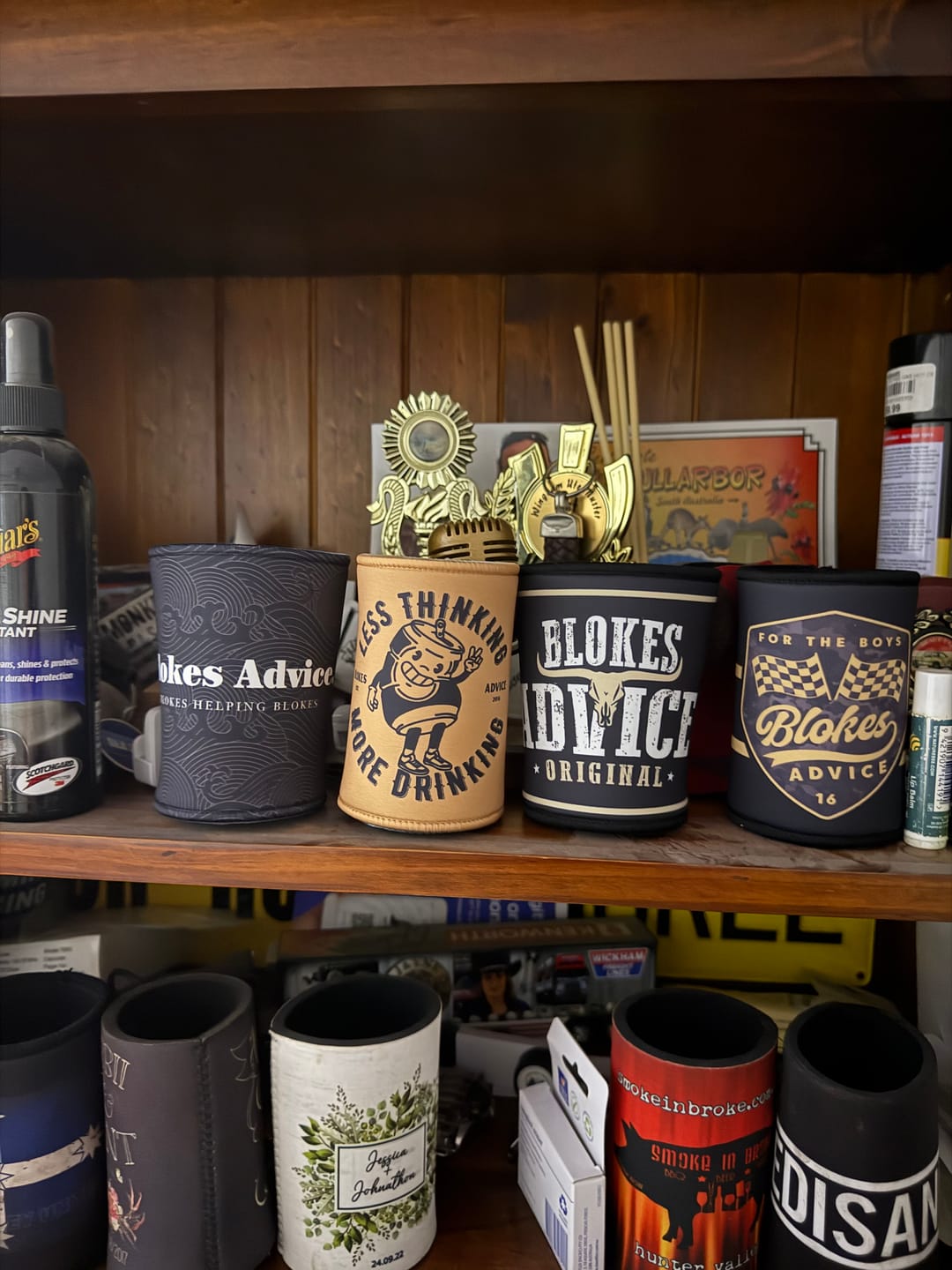 Customer photo review of Mixed Stubby Cooler 4 Pack
