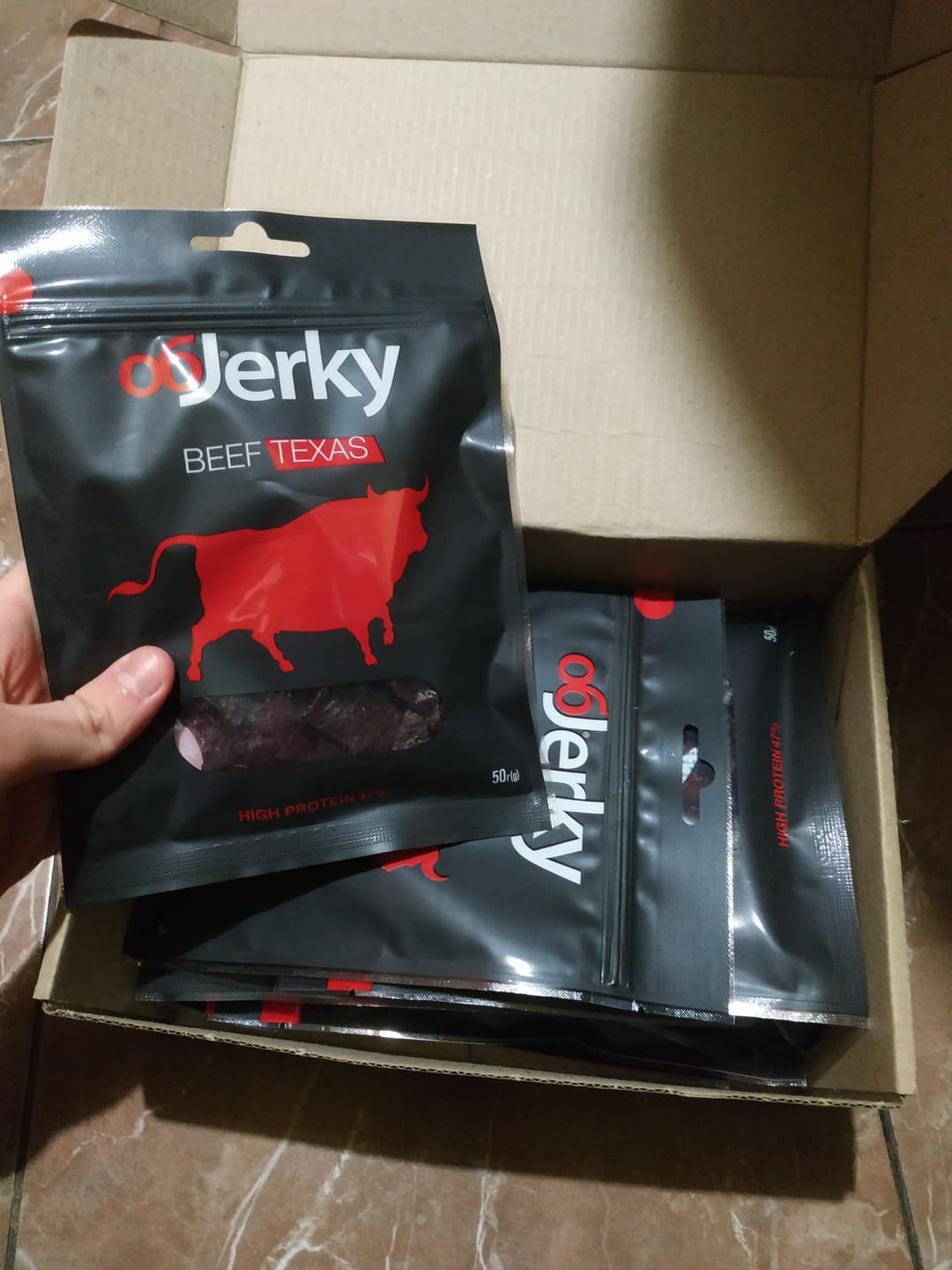 Customer photo review of ObJerky Яловичина техаська в'ялена, 50 гр.