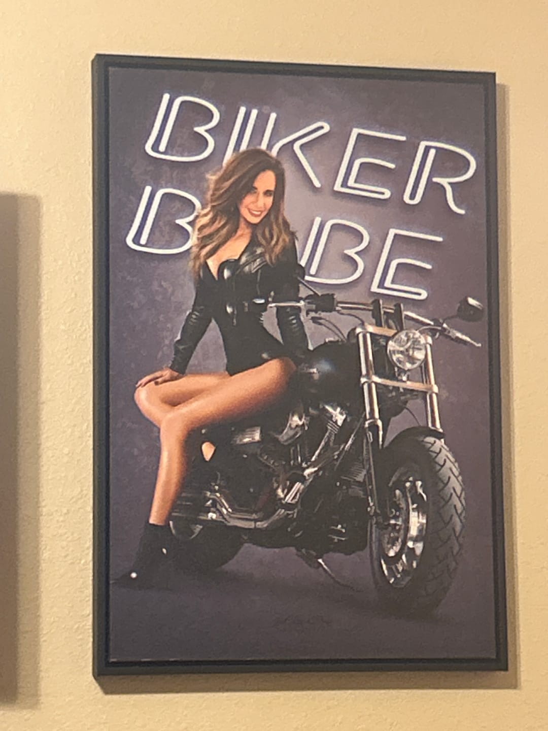 Customer photo review of Personalized Framed Canvas