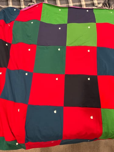 T-shirt quilt by Mike from CA