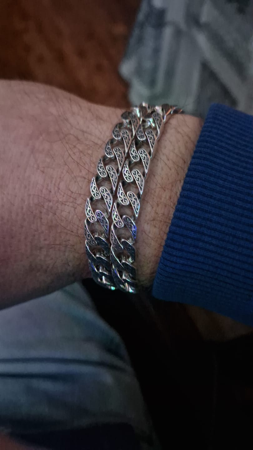 Customer photo review of ANCIENT CUBAN. - 925 STERLING SILVER