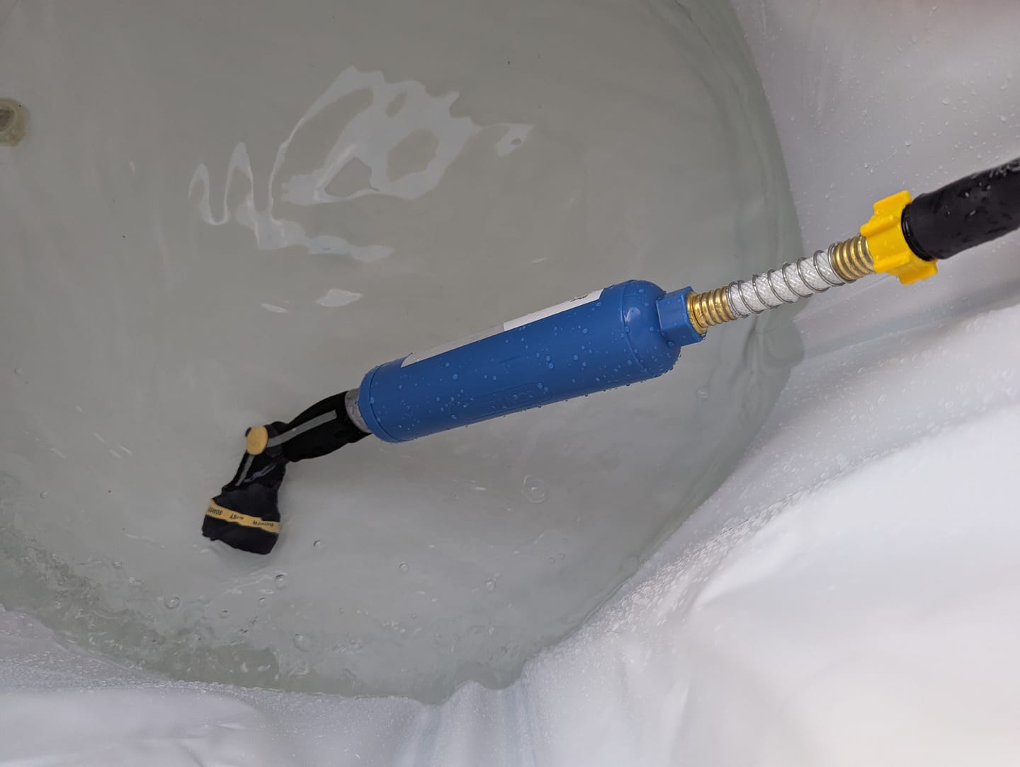 Customer photo review of Carbon Hose Filter