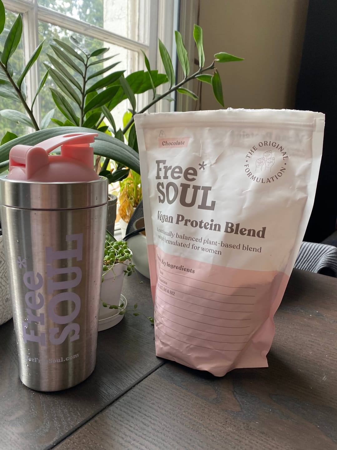 Customer photo review of Vegan Protein Blend