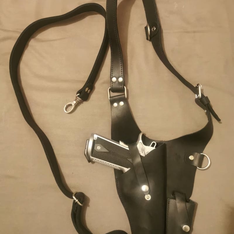 Customer photo review of Shoulder Gun Holster