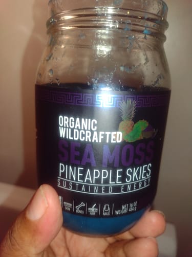 Customer photo review of Pineapple Skies Sea Moss Gel