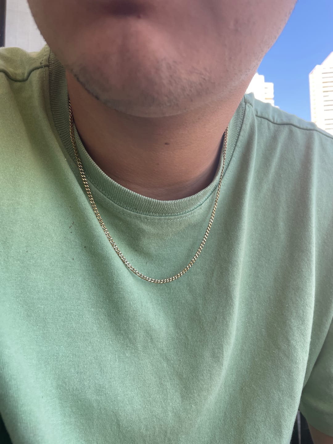 Customer photo review of Cadena Miami Cuban Oro 3mm