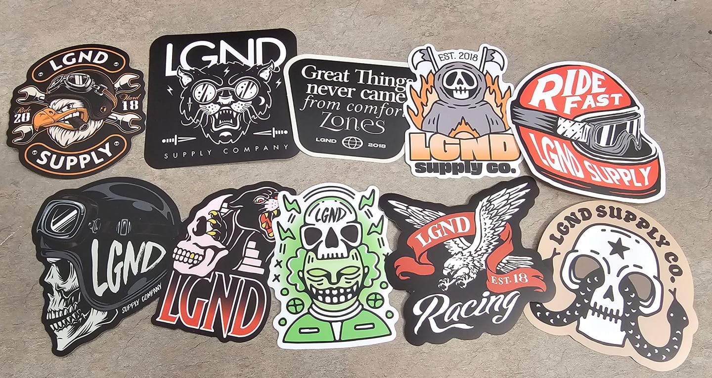 Customer photo review of The Decal Collection - 10 Pack
