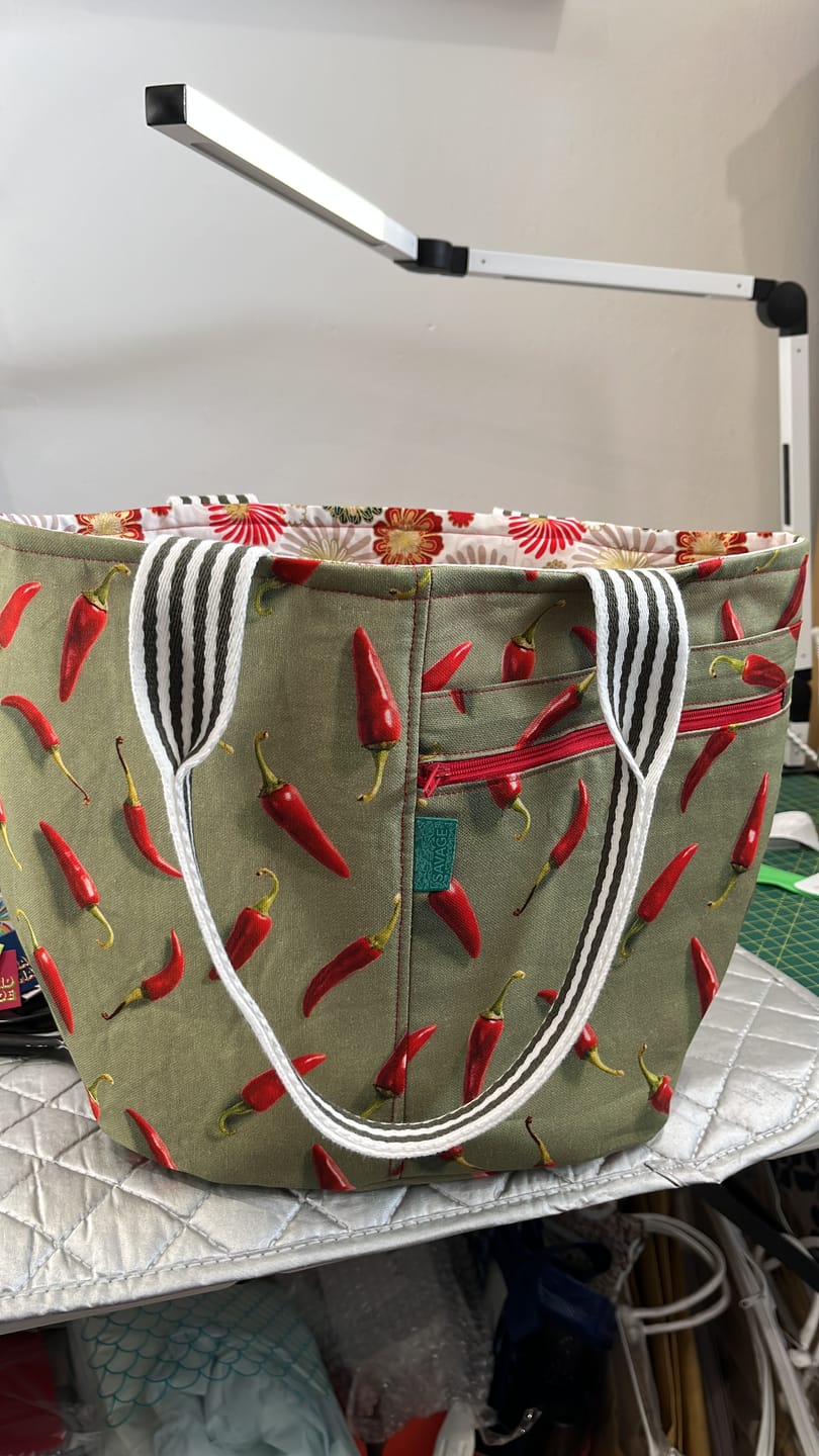 Customer photo review of Striped Webbing/Bag Strap