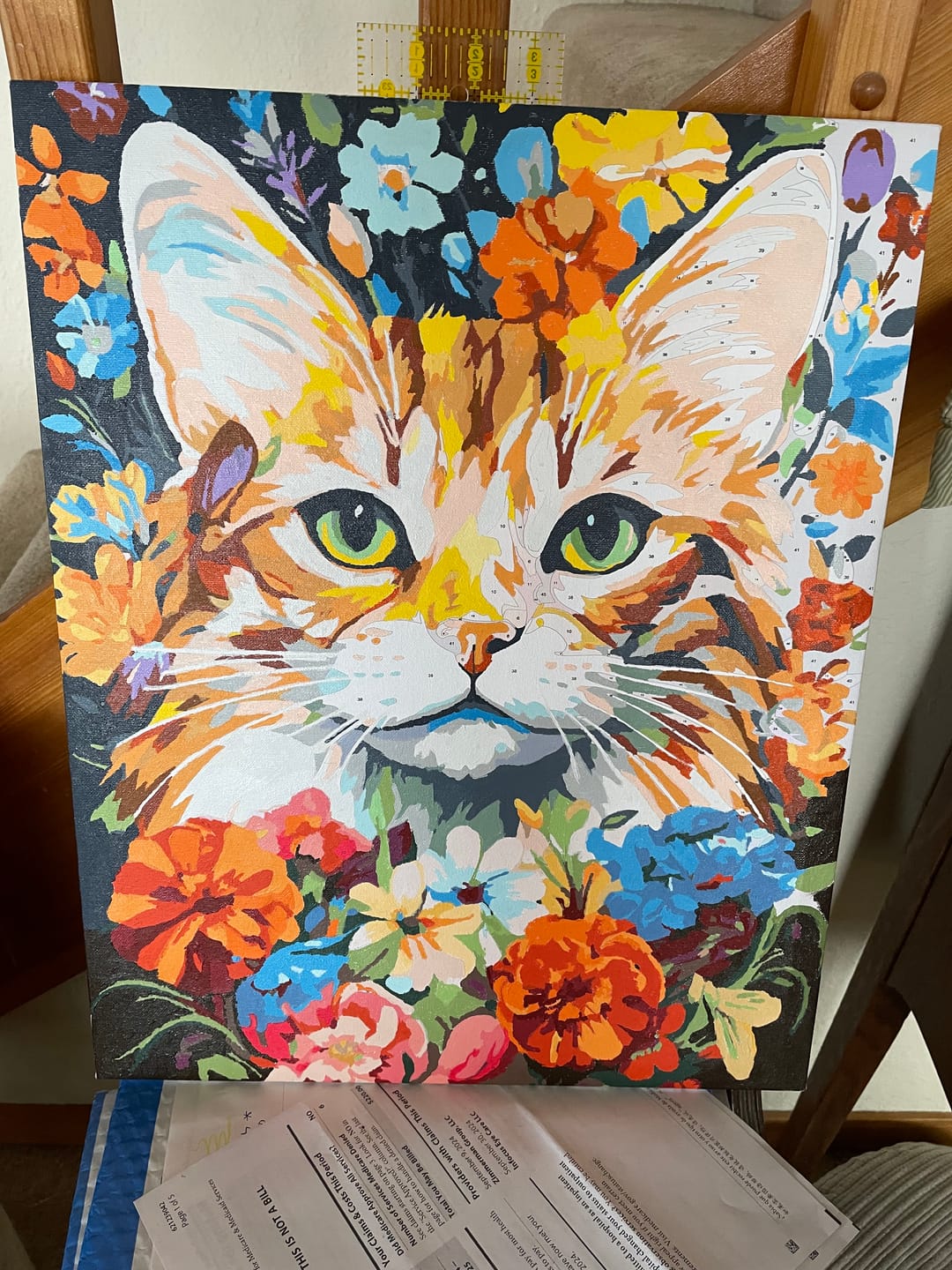 Customer photo review of Feline Florals