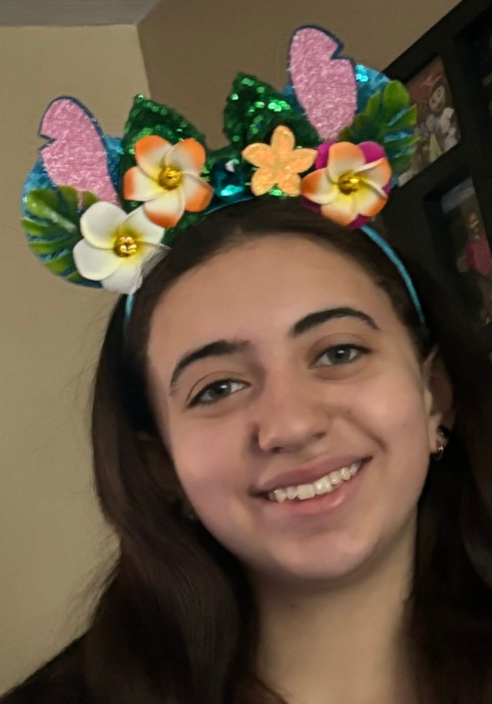 Customer photo review of Stitch Hawaii Mickey Ears