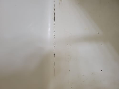 Customer photo review of Extra Large Repair - Extra Glass Putty (With Hardener)