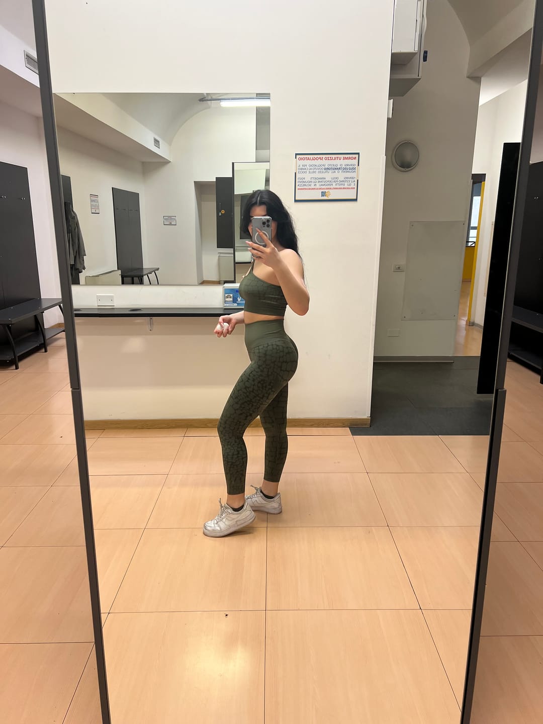 Customer photo review of Leggings All-up Cocco Verde