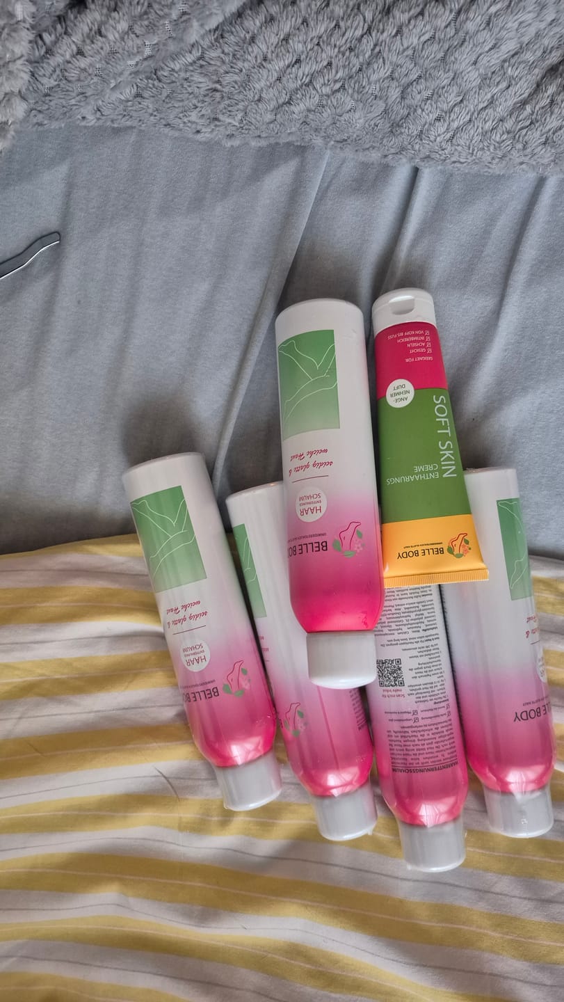 Customer photo review of 5x Belle Body Haarentfernung inkl. Gratis Enthaarungscreme
