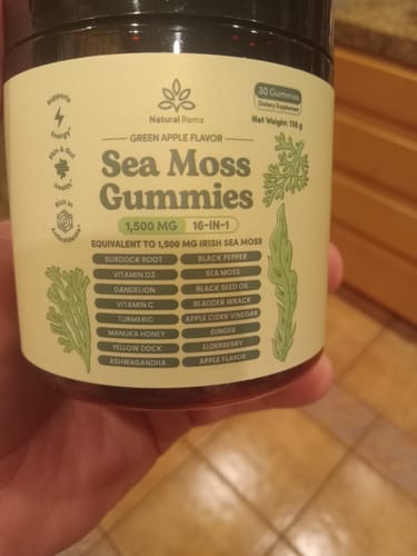 Customer photo review of Sea Moss 16-In-1 Gummies