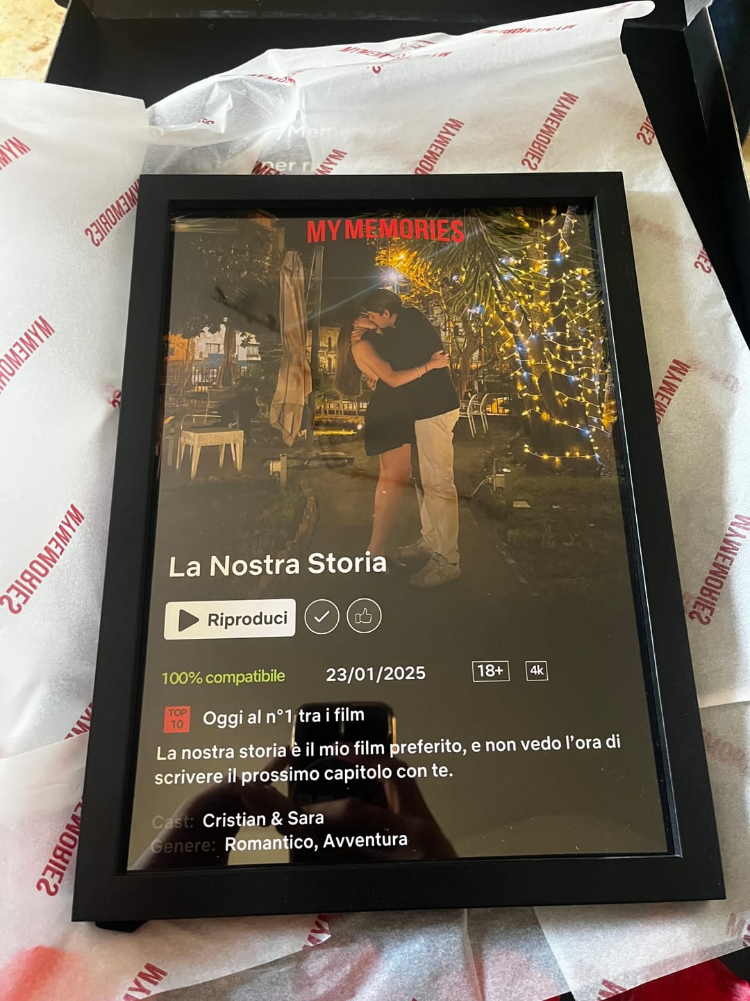Customer photo review of MyMemories - Poster Netflix