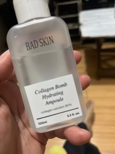 Customer photo review of Bad Skin™ Korean Collagen Bomb Hydrating Ampoule