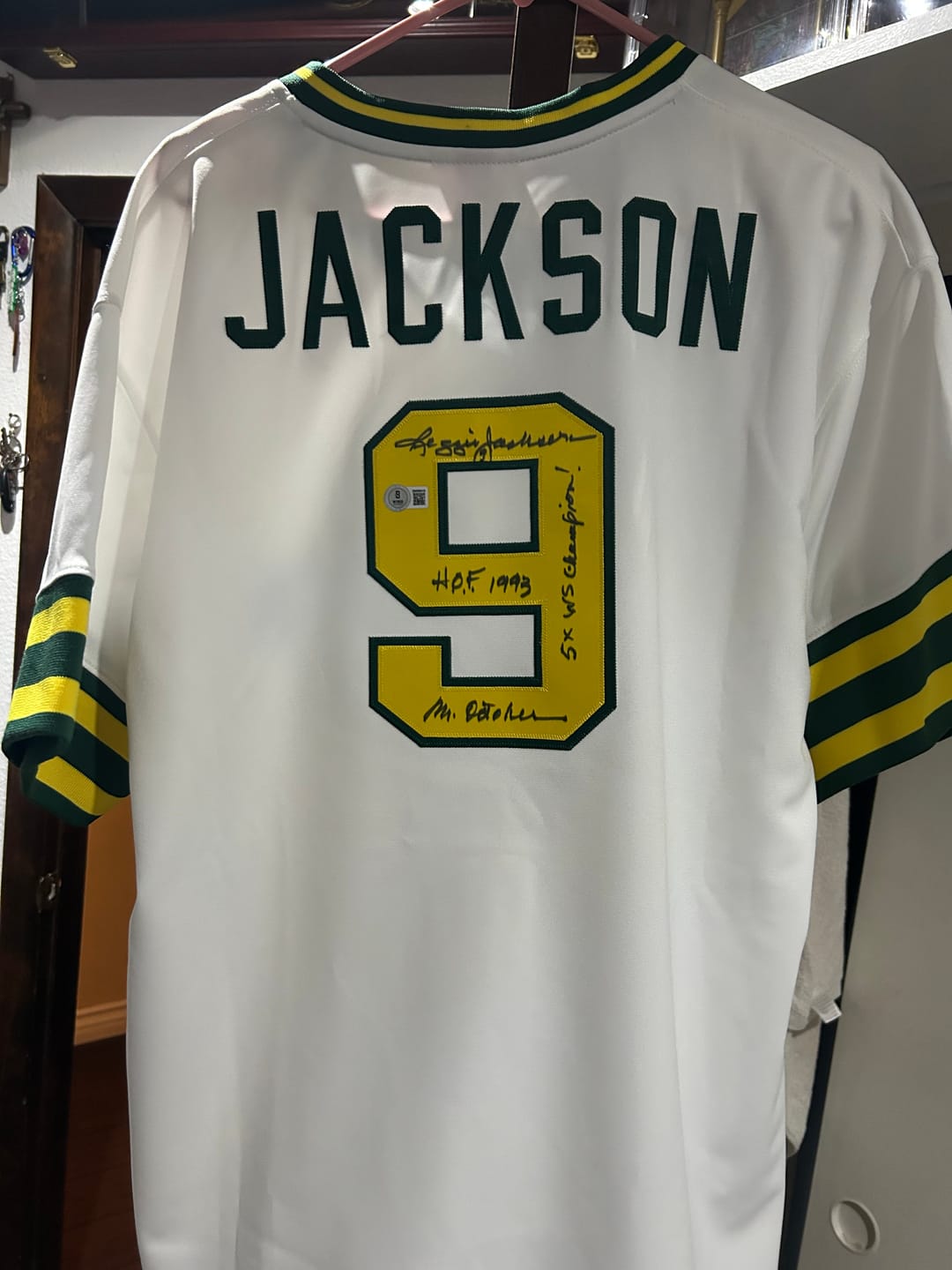 Customer photo review of Reggie Jackson Autograph Signing