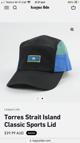 Customer photo review of Torres Strait Island Classic Sports Lid