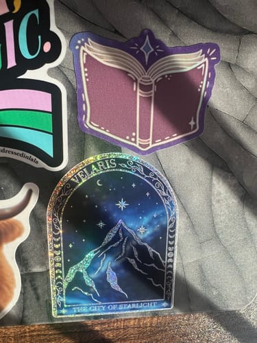 Customer photo review of Velaris Glitter sticker