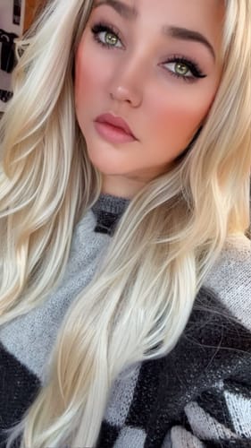 Customer photo review of The Loose Wave HD Fibre 24" Lace U Part Wig