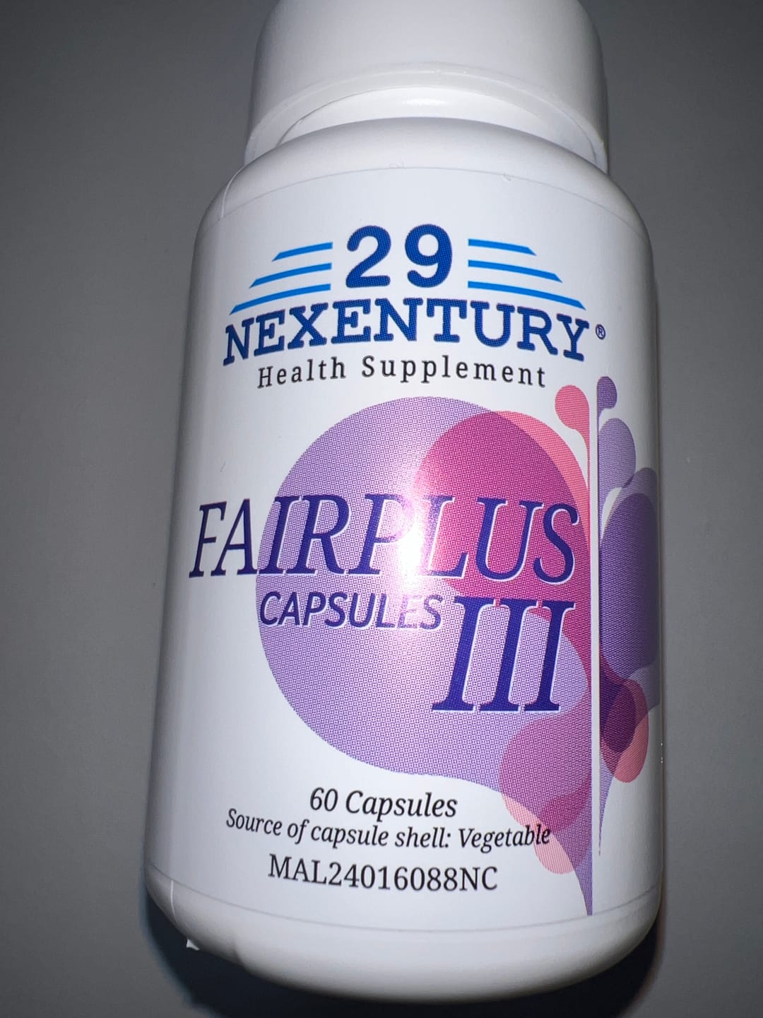 Customer photo review of 29Nexentury Fair Plus lll Capsules