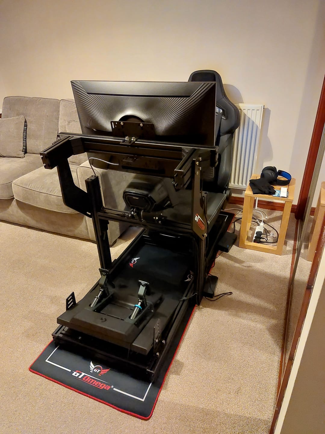 Customer photo review of Simulator Floor Mat