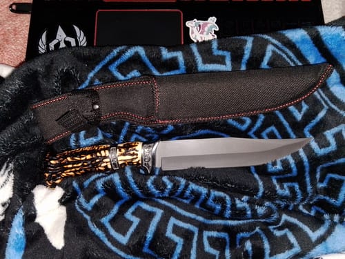 Customer photo review of Resin Handle Ranger Knife