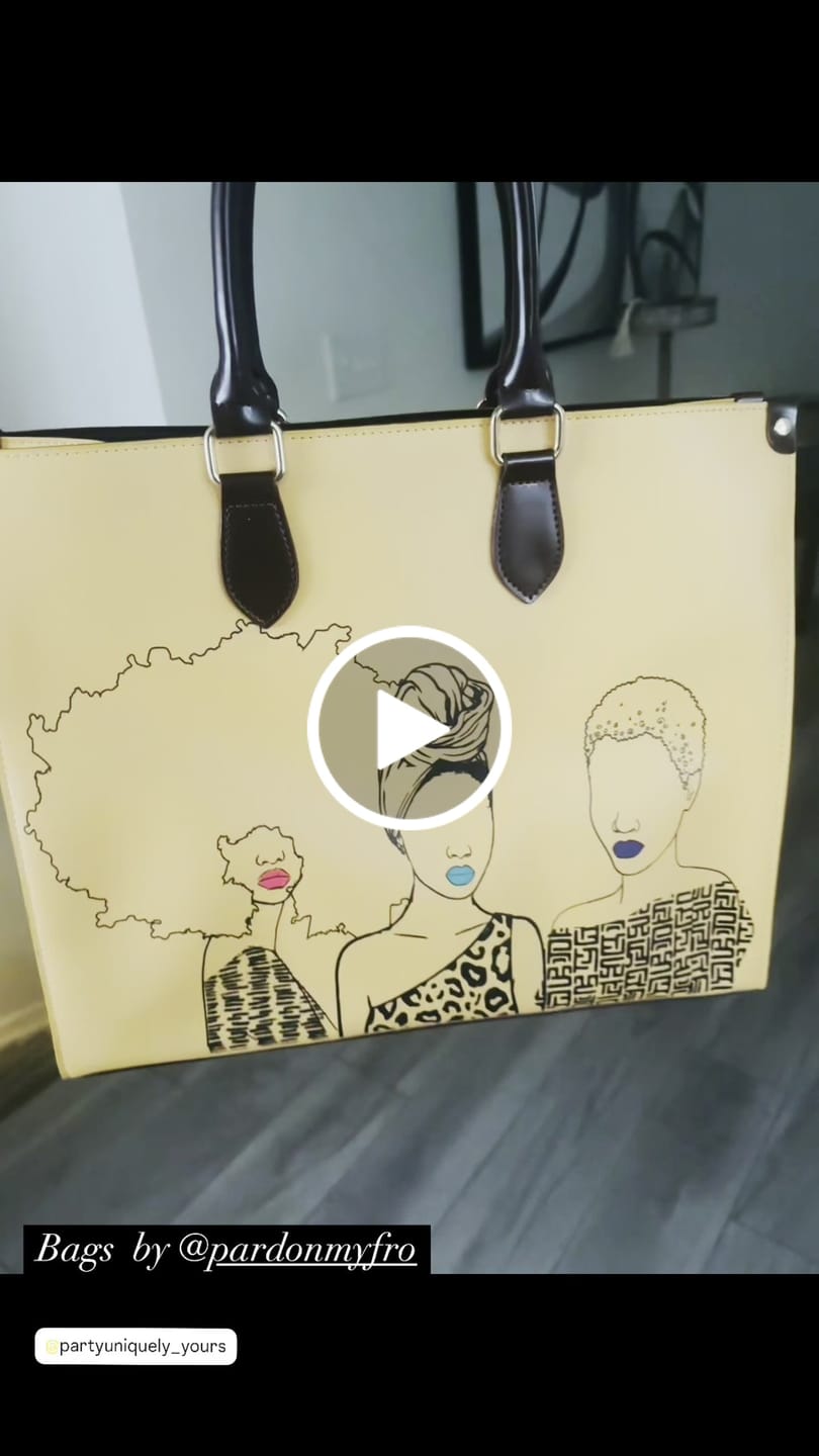 Customer video review of Mahogany Tote Bag