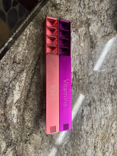 Customer photo review of Weekly AM-PM Pill Case 2.0