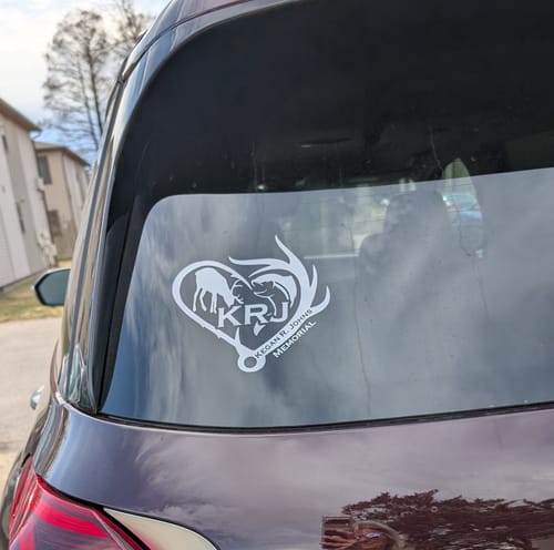 Customer photo review of Custom Vinyl Decal - Single Color