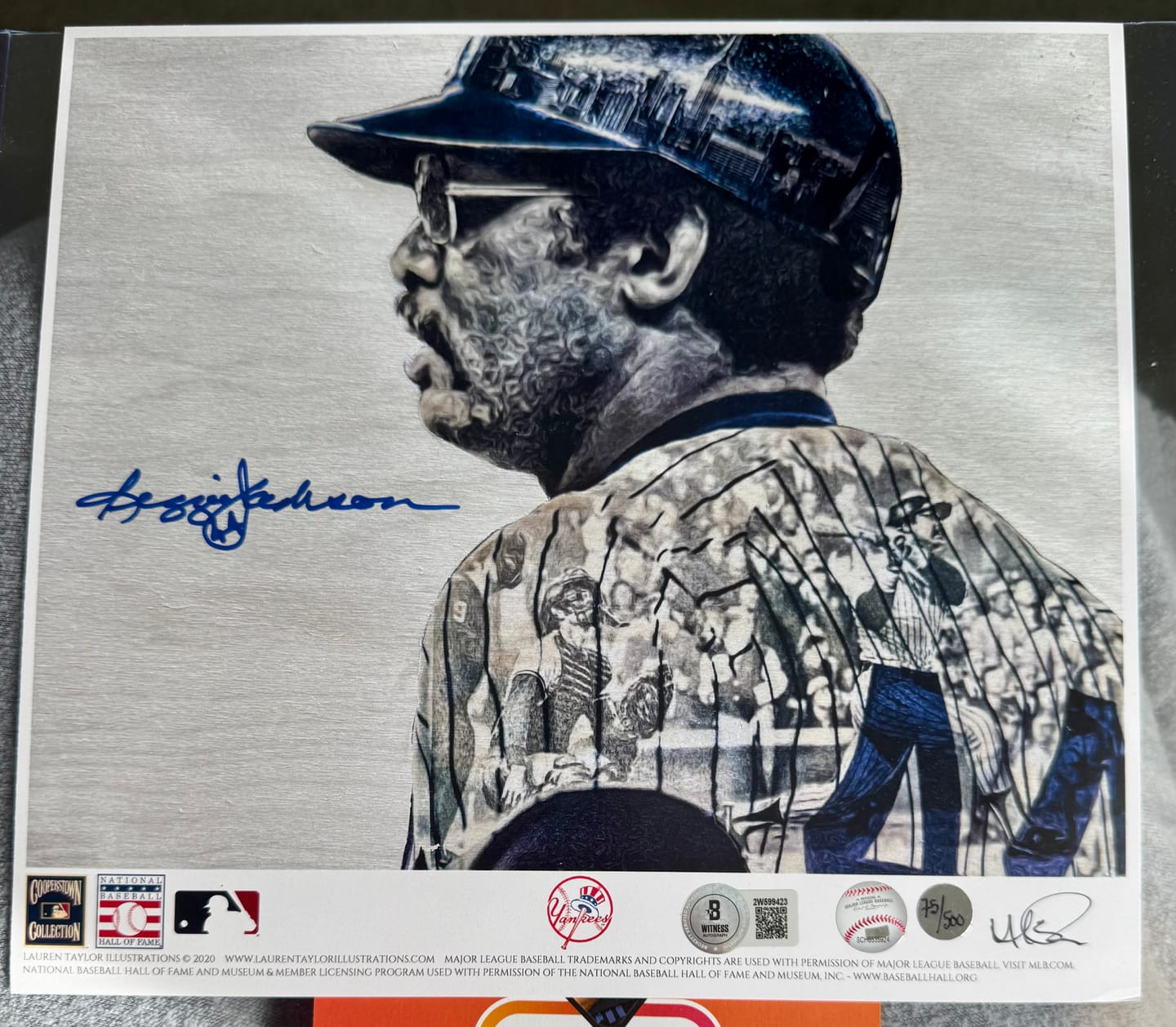 Customer photo review of Reggie Jackson Autograph Signing