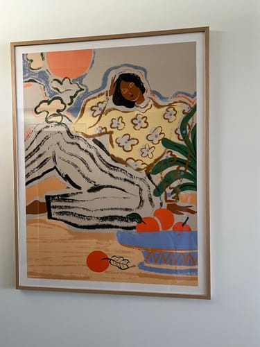 Customer photo review of Lazy Day by Arty Guava | Art Print