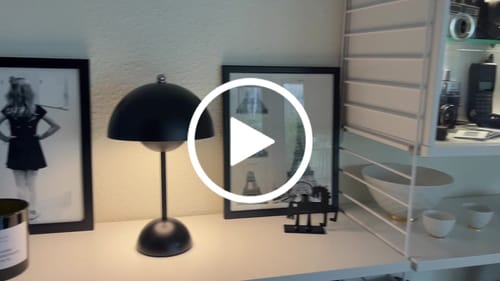 Customer video review of Bordslampa - Svamplampa Flowerbud - Batteridriven 5000 mAH