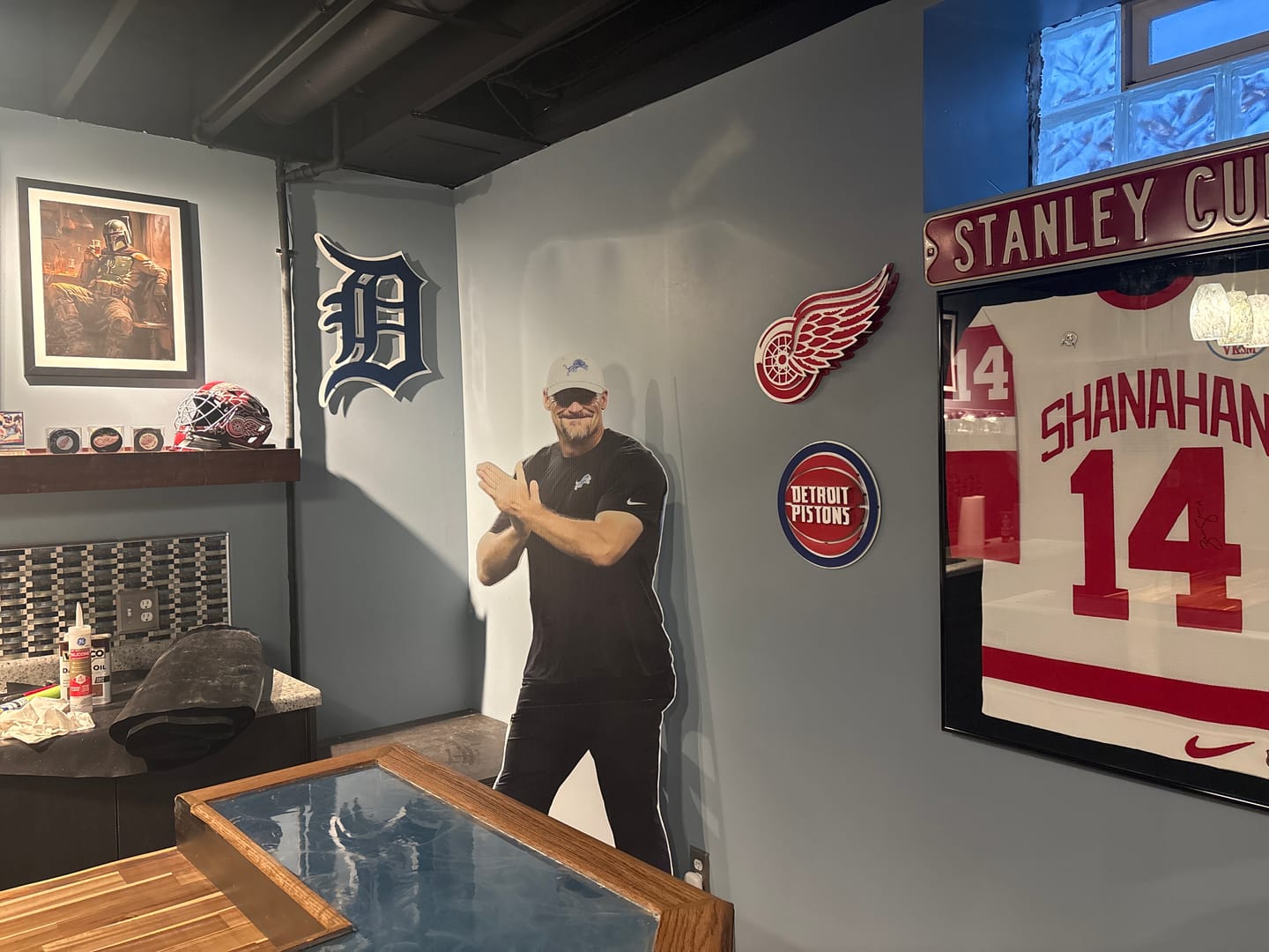 Customer photo review of Detroit Tigers "D" - Navy/White 3D Vintage Metal Wall Art