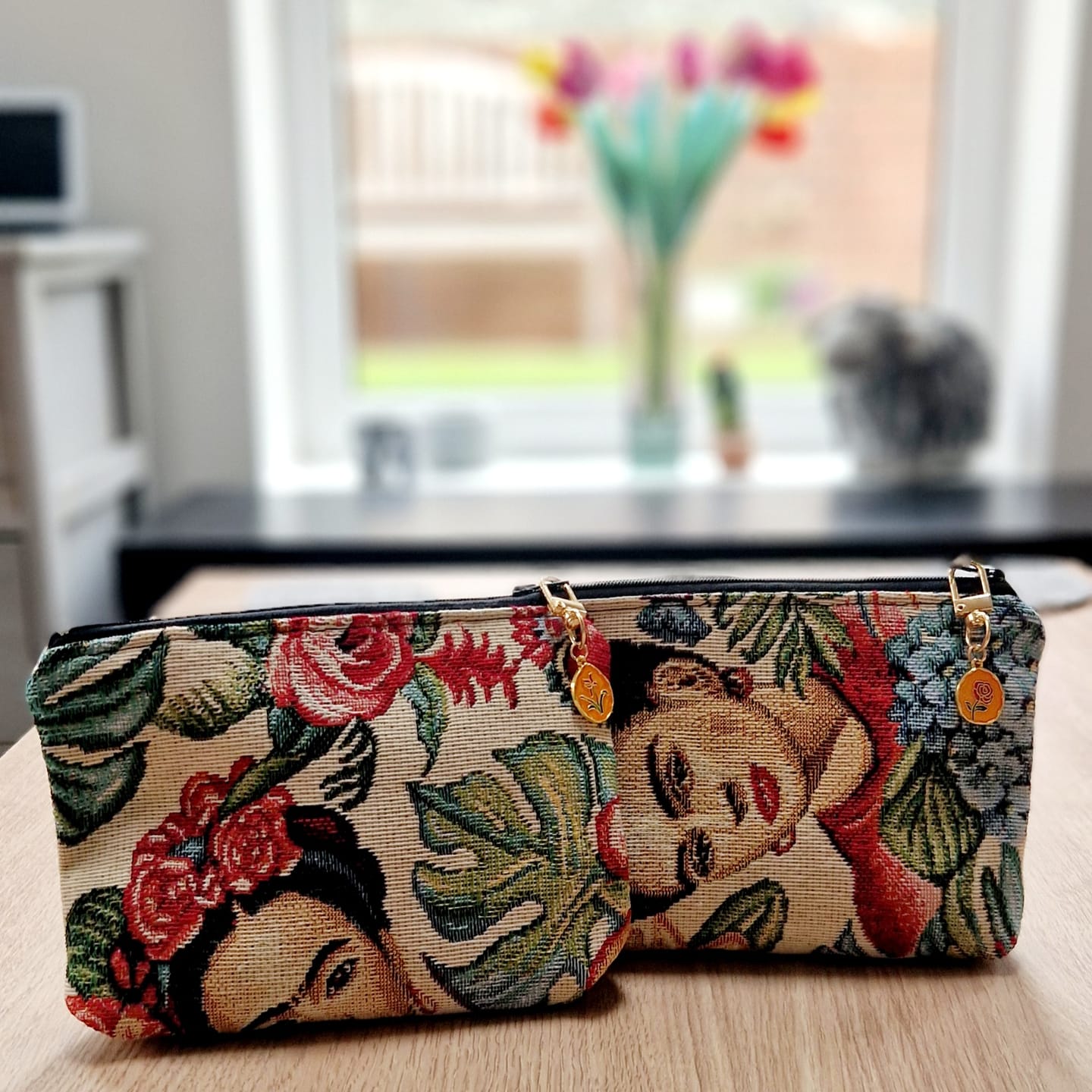 Customer photo review of Floral Frida Tapestry Fabric
